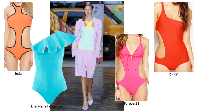 beach onepiece selections neon